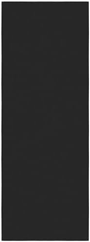 Ottomanson Hallway Runner Rug 22 x 6 Non-Slip Black