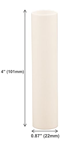Creative Hobbies 4 Inch Tall Cream Candle Sleeves Set of 6