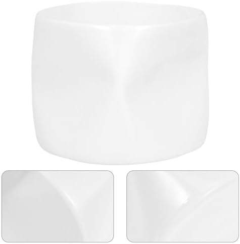 GLEAVI Mini Irregular Ceramic Teacup Candle Holder