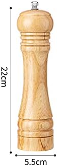 Wooden Pepper Grinder Mill 8 Inch Salt and Pepper Shaker