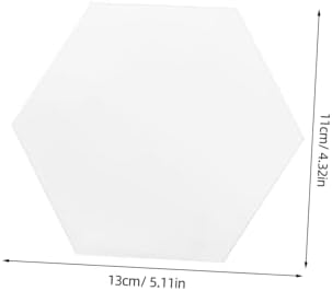 Cabilock Acrylic Hexagon Wall Mirror for Home Decor