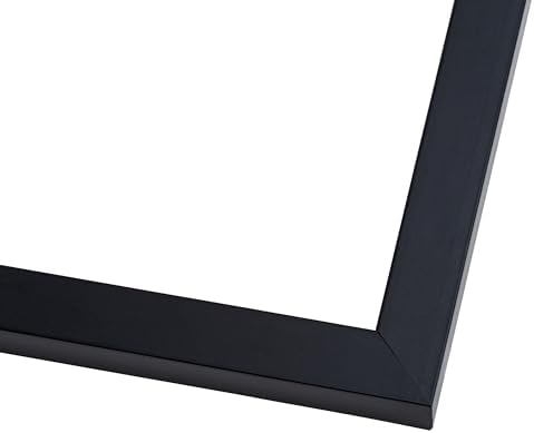 20x20 Square Black Signature Picture Frame with White Heart Mat