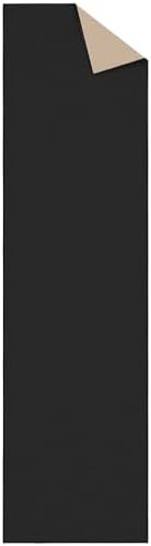 Ottomanson Hallway Runner Rug 27 x 910 Non Slip Black