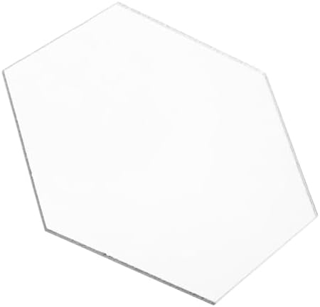 Cabilock Acrylic Hexagon Wall Mirror for Home Decor