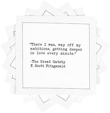 Five Star Napkins Love Quotes Disposable 45x45