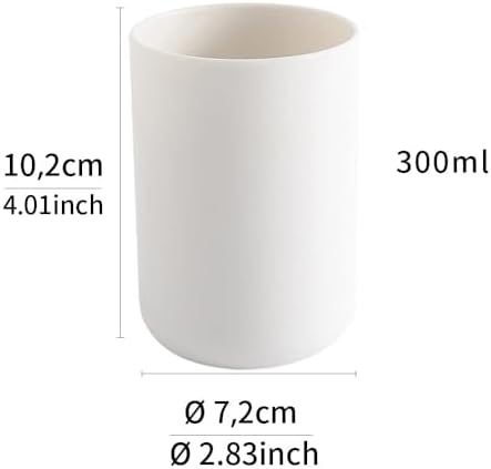 Bathroom Tumblers 2Pcs Durable and Stackable