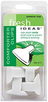 FRESH IDEAS Padded Duvet Clips 4-Pack