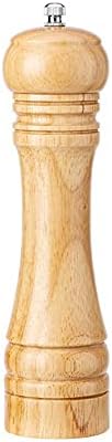 Wooden Pepper Grinder Mill 8 Inch Salt and Pepper Shaker