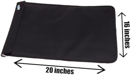 FlexiFreeze Party Mat Chiller - Food Cooling Black 19 x 15 Inches