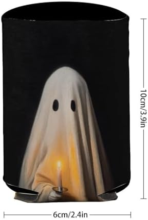 Cute Ghost Beer Can Cooler Sleeve Halloween Thermal Insulated Cup Cover