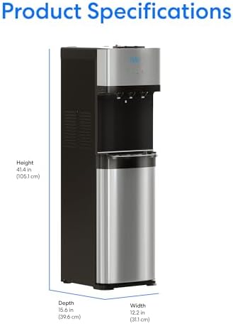 Brio Self Cleaning Bottom Loading Water Cooler 3 Temperature Settings