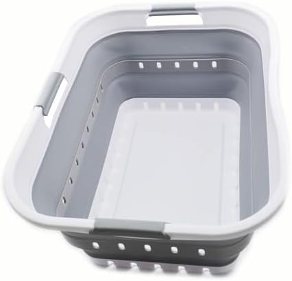 SAMMART 42L Collapsible Laundry Basket - Space Saving Foldable Hamper
