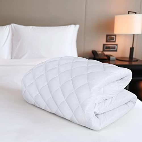 Utopia Bedding Quilted Fitted Mattress Pad Queen