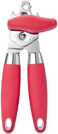 TJ POP Manual Can Opener Red Heavy Duty