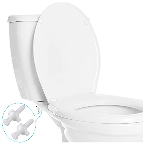 Jetec 2 Piece Toilet Seat Screws Replacement Kit White