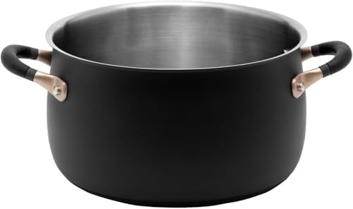 Meyer Stainless Steel Stockpot 65 Qt Matte Black