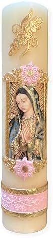 Angelitos de Mexico Guadalupana Devotional Candle