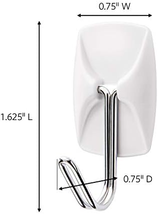 Command Small Wire Toggle Hooks 16-Pack with 24 Strips