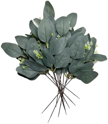 50pcs Eucalyptus Leaf Plants for Wedding Home Office Decorations