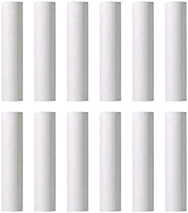 Ciata 12 Pack 5 Inch White Plastic Candle Covers