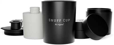 Snuff Cup Pro Spittoon with Storage and Can Opener