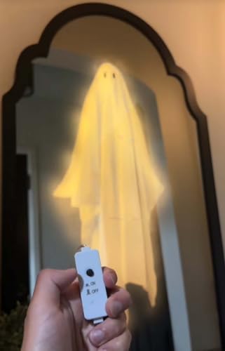 2025 Halloween Hologram Ghost Mirror with Wavy Border