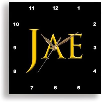 3dRose Wall Clock Silent - 13 Inch Baby Boy Name Design