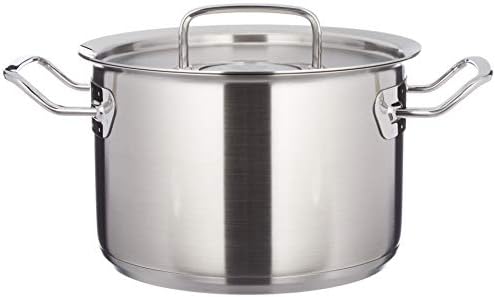 Fissler Pure-Profi Stainless Steel Stockpot with Metal Lid Induction 79-Inch