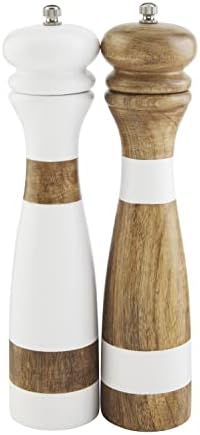Mud Pie Salt Pepper Colorblock Grinder Set
