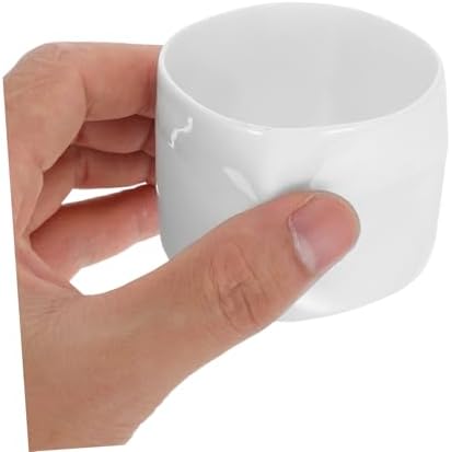 Ipetboom Mini White Porcelain Teacup Candle Holder
