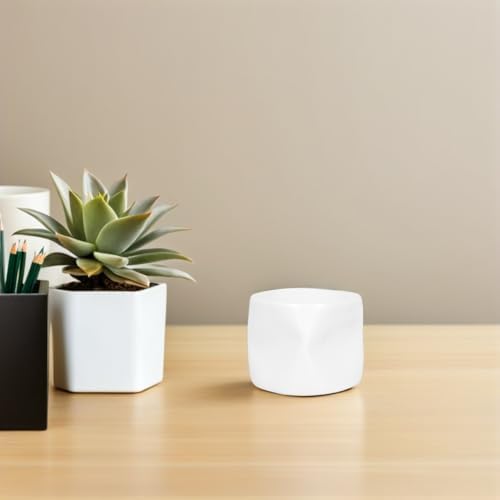 GLEAVI Mini Irregular Ceramic Teacup Candle Holder