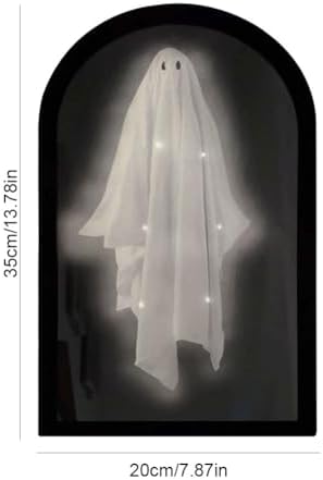 2025 Spooky Stewart Ghost Mirror with LED Lights