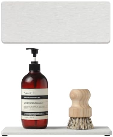 2PCS Bathroom Sink Vanity Trays Quick Drying Mat Organizer