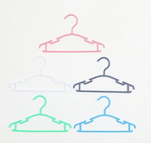 100 Pack White Baby Clothes Hangers for Newborn Storage