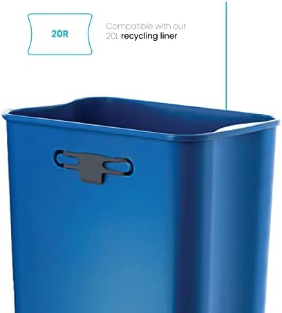 Home Zone Living 53 Gallon Kitchen Trash Bags with Drawstring Handles 60 Count