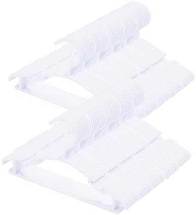 100 Pack White Baby Clothes Hangers for Newborn Storage