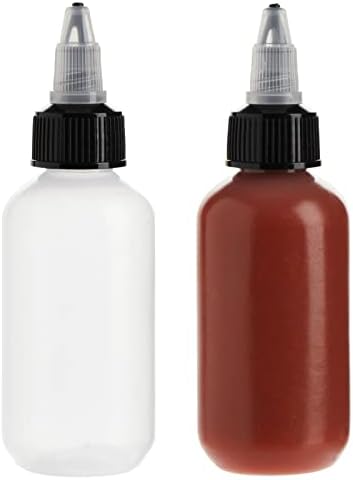 Juvale 24 Pack Clear 2oz Squeeze Bottles with Caps