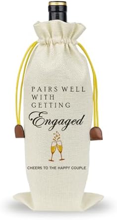 Wedding Wine Gift Bag for New Couples