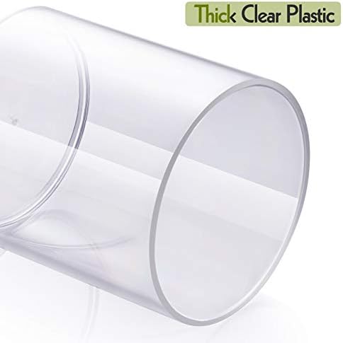 4 Pack Acrylic Q-Tip Holder Dispenser Set