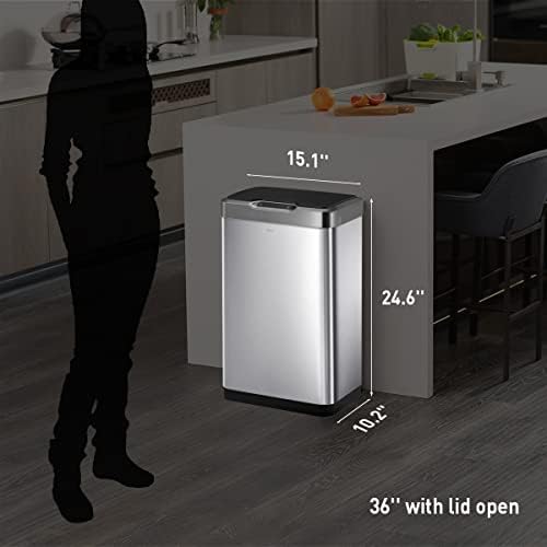 EKO Mirage-T 50 Liter Touchless Motion Sensor Trash Can