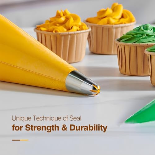Keenpioneer Disposable Cake Decorating Bag 56 Count