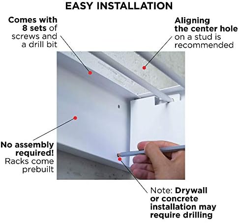 Step Up Laundry Drying Rack 28 Inch Wall Mounted