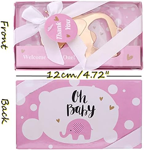 16PCS Baby Shower Favors Elephant Bottle Opener Gift