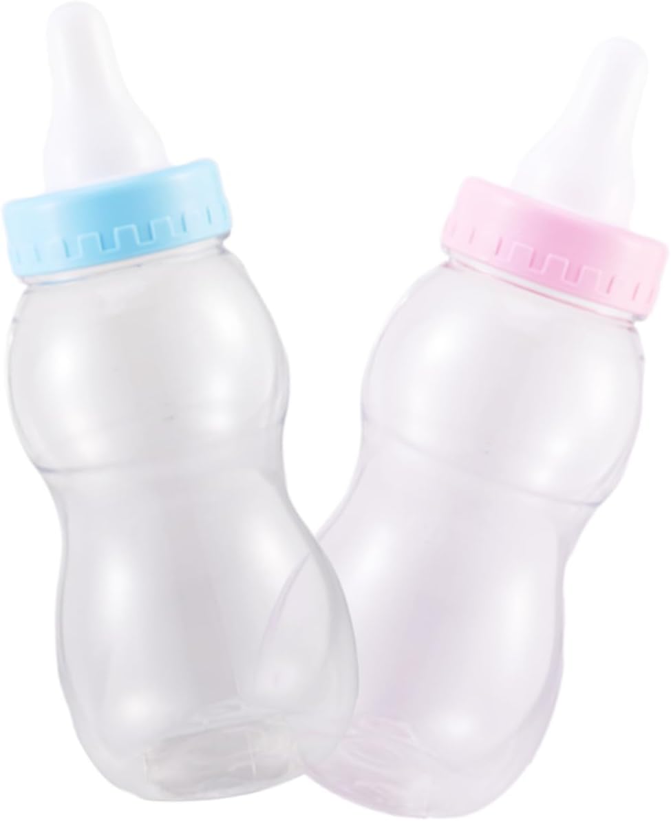 BESTYASH 2Pcs Transparent Candy Storage Jars for Party Treats and Snacks