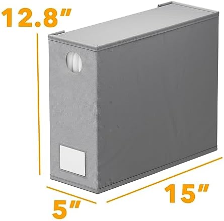 SpaceAid 4 Pack Sheet Organizers Storage Container Gray