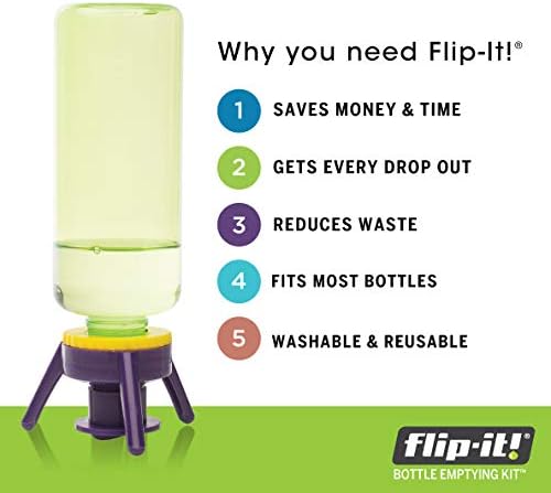 Flip-It Bottle Emptying Kit - 6-Pack
