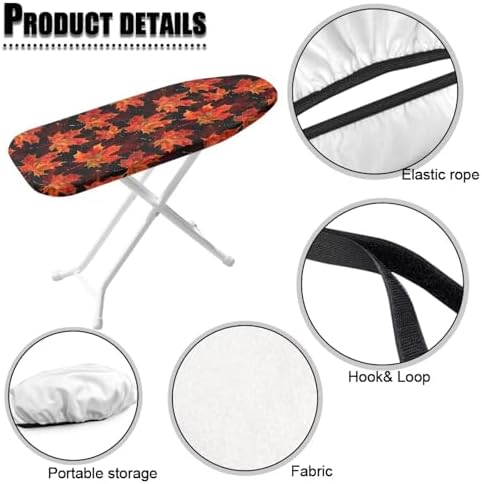 Autumn Maple Leaf Ironing Board Cover for Small Boards