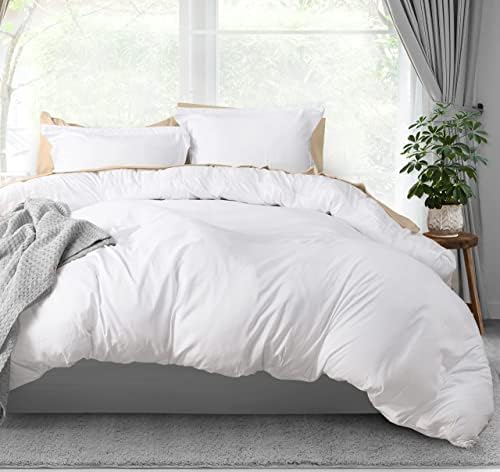 Utopia Bedding Queen Duvet Cover Set - 3 Piece with Zipper Closure