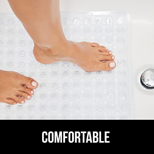 GORILLA GRIP Patented Bath Mat 35x16 Clear
