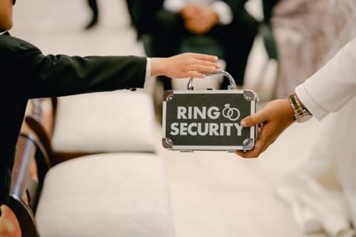 Ring Security Bearer Briefcase for Kids - Wedding Ring Holder Case